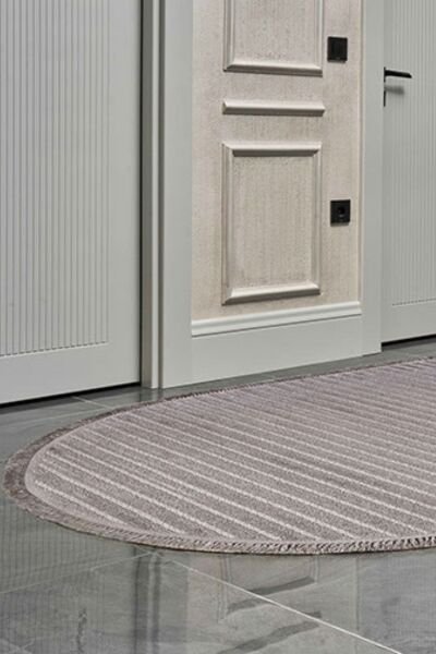 Deco Daisy Daire Tozumaz Makine Halısı 160x160 - Bej